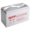 NPP NPD12-100Ah(T16, 1Pcs) 12 Volt 12V 100Ah Deep Cycle AGM SLA Battery, 1200+ Deep Cycle 100amp Battery,for Most Home Appliances, RV, Camping, Cabin, Marine, UPS, Trolling Motor and Off-Grid System