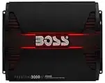 BOSS Audio Systems PD3000 Phantom 3000-Watt, 1, 2, 4 Ohm Stable Class D Monoblock Car Amplifier with Remote Subwoofer Control