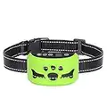 Dog No Bark Collar with Smart Detection Vibration and Harmless Shock- Rechargeable Anti Barking Device for Small Medium and Large Dog