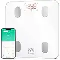 FITINDEX Smart Scale for Body Weight, Digital Bathroom Scale BMI Body Fat Scale Bluetooth Weighting Machine for People with Baby Mode, Accurate Body Composition Monitor Health Analyzer with App, 400lb