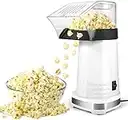 2 Minutes Fast Making Hot Air Popcorn Popper with Measuring Cup1200w Etl Certified, Mini Popcorn Machine BPA Free, No Oil, Diy Flavors, 98% Super High Explosion Rate Air Popper Popcorn Maker for Home, Family Christmas Gifts