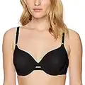 Warners Women's Blissful Benefits Side Smoothing Underwire Bra, Black, 38C