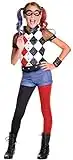 Rubie's Harley Quinn Costume, Kids Deluxe DC Comics Outfit, Medium, Age 5 - 7