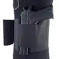 Gexgune Funda Oculta Carry Belly Band Funda para Pistola Debajo de la Funda Elástica Abdominal Band Pistol Holster con 2 Bolsas de revistas (M: Longitud: 37 Pulgadas