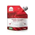 Open Farm, Beef Bone Broth, Food Topper for Both Dogs and Cats with Responsibly Sourced Meat and Superfoods Without Artificial Flavors or Preservatives, 12oz