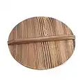 Wooden Wok Lid, Round Natural Wood Wok lid Wood Wok Lid With Handle, Lightweight Cedarwood Wok Lid for Stir Fry Pan, Anti-Hot, Anti-Spillover Wooden Kitchen Accessories