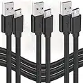 PS4 Controller Charger Cable,3-Pack 6.6ft Micro USB Charger Cord for Xbox One,Fire Tablet,Samsung Galaxy,Android Phone,Playstation Dual Shock 4,Kindle,SCOVEE High Speed Charging Power Wire Replacement