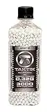 Taktik 0.32g Airsoft White BBS Bio - Precision Grade Highly Polished Biodegradable Airsoft bb - 3000 Rounds Bottle Airsoft with Match Grade White BBS 6mm