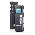 Digital Voice Recorder, Homder USB Professional Dictaphone Voice Recorder with MP3 Player, Voice Activated Recorder with Rechargeable, Stereo HD Recording Voice Recorder for Lectures-8GB