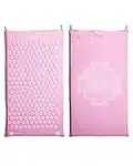 Shakti Premium Acupressure Mat Original, Sustainable & Durable, Relieves Stress & Tension, Promotes Relaxation & Focus, Ethically Handcrafted Acupuncture Mat in India, Organic Cotton Certified (Level 2, Shakti Pink)