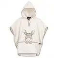 Morgenstern Badeponcho Kinder Baby Mädchen Jungen 100% Baumwolle OEKO-TEX Babybadetuch Kapuzenhandtuch Bademantel Esel