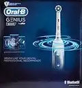 Oral-B Genius Electric Toothbrush with Artificial Intelligence, Gifts For Women / Men, App Connected Handle, 3 Toothbrush Heads & Travel Case, 5 Modes, Teeth Whitening, 2 Pin UK Plug, 8000