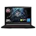 MSI GV15 15.6" 144Hz Gaming Laptop: Intel Core i5-11400H GTX 1650 8GB 256GB NVMe SSD, Wi-Fi 6, USB Type-C, Nahimic 3 Audio Immersion, Win 11: Black 11SC-633