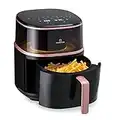 Klarstein Friteuse Sans Huile avec Fonction Vapeur, Friteuse Air Chaud Air Fryer XL 1500W, Mini Friteuse Electrique Sans Huile, Airfryer 7.5L, Tactile, Minuterie, Température Réglable, 16 Programmes