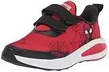 adidas Unisex-Child Fortarun Running Shoe, Vivid Red/Core Black/White (Spider-Man), 3 Little Kid