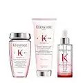 Kérastase | Genesis, Nourishing and Fortifying Shampoo, Conditioner & Hair Oil, for Weakened Hair, Ultimate Routine Set