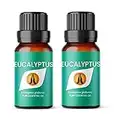 Aroma Energy | Eucalyptus Essential Oil - 20ml (2 x 10ml Bottles) - 100% Pure & Natural