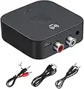 NFC Bluetooth 5.0 Récepteur RCA Jack 3,5 mm AUX HiFi Adaptateur sans Fil Voiture Récepteur Audio Bluetooth,Audio de Voiture,Casque,système de cinéma Maison,récepteurs de Composants Audio stéréo