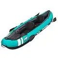 Bestway 65052 | Hydro-Force - kayak Gonfiabile Ventura, 2 Posti, 330X94 cm, Pagaie E Pompa Incluse.