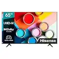 Hisense 65A6EG (65 Pulgadas) 2022 Series - Smart TV 4K UHD con Dolby Vision HDR, DTS Virtual X, Freeview Play, Alexa Built-in, Bluetooth (2022), Black