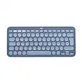 Logitech K380 per Mac Tastiera Bluetooth multidispositivo con profilo sottile compatto, Easy-Switch, durata batteria di 2 anni, compatibile con MacBook Pro, Macbook Air, iMac e iPad - Mirtillo