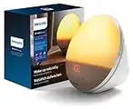 Philips Wake Up Light, White, 5 Natural Alarm Sounds