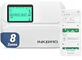 Inkbird Smart Sprinkler Controller WiFi 8 Zone, Indoor Irrigation System Controller, 8 Station, Remote Monitoring, Seasonal Adjustment
