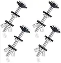 4 PCS Toilet Tank to Bowl Bolts Repair Kit, 5/16 * 3.15 inch Stainless Steel Heavy Duty Rustproof Toilet Tank Bolts