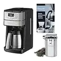 Cuisinart Blade Grind and Brew 10-Cup Thermal Carafe Coffeemaker Bundle with Canister and Descaling Powder (3 Items)