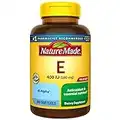 Nature Made Vitamin E 180 mg (400 IU) dl-Alpha, Dietary Supplement for Antioxidant Support, 300 Softgels, 300 Day Supply