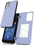 GOOSPERY Custodia A Portafoglio Porta Carte Galaxy A52 (4G/5G), Facile Chiusura Magnetica Della Porta Paraurti Protettivo A Doppio Strato Robusta Cover Posteriore Del Telefono Phone (Lilla Viola)