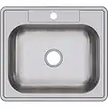 Dayton D125221 Single Bowl Drop-in Stainless Steel Sink 25 x 22 x 6.5625"