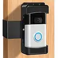 Video Doorbell Holder for Apartment Door, No-Drill, Anti-Theft, Camera Holder Mount for Home Rentals Office