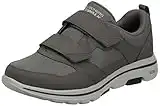 Skechers Men's Gowalk-Athletic Hook and Loop Walking Shoes | Two Strap Sneakers | Air-Cooled Foam, Khaki, 10 X-Wide