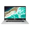 ASUS Chromebook C523NA-A20405 Ordinateur Portable Tactile Argent 15" Tactile Full HD (Intel Celeron, 8G RAM, 128G EMMC, Chrome OS) Clavier AZERTY