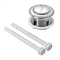 MILISTEN Dual Flush Toilet Kit Top Push Button- Toilet Push Button Replacement, Toilet Accessory Parts Repair Supply, Plastic, 38mm/ 1. 5in