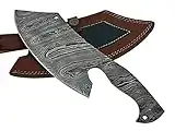 Handmade Professional Chef Knife Kitchen Knife Blank with Real Leather Sheath. SM17