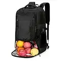 Lunch Backpack, 17.3 Inch Laptop Backpack 55L Travel Laptop Backpack with Insulated Bag for Men Women Waterproof Anti Theft Computer Backpack, Black