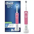 Oral-B Vitality 100 Cepillo Eléctrico Recargable Con Tecnología De Braun, 1 Mango Rosa, 1 Cabezal De Recambio CrossAction