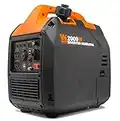 WEN 56203i Super Quiet 2000-Watt Portable Inverter Generator w/Fuel Shut Off, CARB Compliant, Black