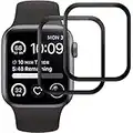 FayTun 2 Piezas Cristal Templado para Apple Watch Series 8 / Series 7 45mm,Protector de Pantalla para iWatch 45mm Vidrio Templado,Dureza 9H,Sin Burbujas,Antihuellas,Ultra Resistente