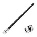 Bingfu Antena CB Conector BNC PL259 27 MHz Látigo Suave Antena CB Portátil Compatible con Cobra Midland Uniden Maxon President Radio CB Radio Mano Portátil Radio Móvil Escáner de Radio de la Policía