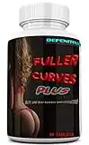 Fuller Curves Plus píldoras para agrandar el trasero y el busto femenino. Aumenta naturalmente el tamaño y la forma de tus glúteos y senos. Mejora extrema de glúteos y senos. 90 tabletas