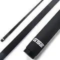 GSE 58" 2-Piece Fiberglass Graphite Composite Billiard Pool Cue Stick for Men/Women, Billiard Cue Stick for House or Commercial/Bar Use (Matte Black, 18oz)