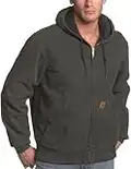 Carhartt Active Jacket J130, Giacca da Uomo Trapuntata Foderata in Flanella arenaria