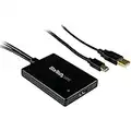 StarTech.com Adaptateur Mini DisplayPort vers HDMI avec Audio USB - Mini DP vers HDMI - Adaptateur Écran PC/pour Télévision (MDP2HDMIUSBA)