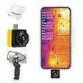 InfiRay T2S+ Thermal Camera(Android Only), Android Type-C T2S Plus Infrared Camera Thermal Imager for Smartphones, 256X192 IR Resolution,8 mm Macro Lens, -20°C~450°C Temp Range, Analysis Capability