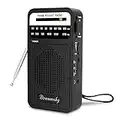 DreamSky Pocket Radios, Battery Operated AM FM Radio with Loud Speaker, Great Reception, Earphone Jack, Ideal Gifts for Elderly, Portable Transistor Radio for Walking, Camping