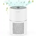 HIMOX Air Purifier for Home, Office or Bedroom, Quiet Air Purifiers with HEPA Filter, Desktop USB Air Cleaner for Dust, Pollen, Pets, Dander, Cooking, Allergy