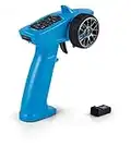 Carson 500500100 Reflex Wheel Start 2.4G Radio-Accessoire pour véhicules, télécommande RC, modélisme, 3 canaux, Compatible Tamiya KIT, Bleu